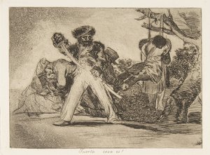 戦争の災害からのプレート31 Los Desastres de la Guerra：それ...、1810年に1863年に出版されました。 作： Francisco de Goya