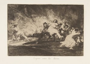 戦争の災害からのプレート41ロスデサストレスデラゲラ：彼ら...、1810年に1863年に出版されました。 作： Francisco de Goya
