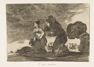 戦争の災害からのプレート45 Los Desastres de la Guerra：And t ...、1810年に発行された1863年。 作： Francisco de Goya