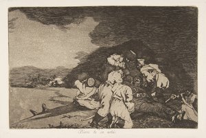 「The Disasters of War」のプレート 6 The Disasters of War: 「It be...」、1810 年に 1863 年に出版。 作： Francisco de Goya
