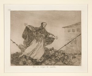 コードが壊れますように。 77 戦争の災害から 作： Francisco de Goya
