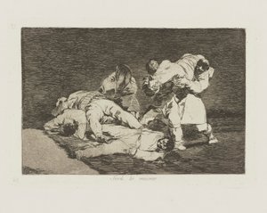 なれ？ 同じ。 （それは同じになります。）、pl。 シリーズ「戦争の災害」からの21 作： Francisco de Goya