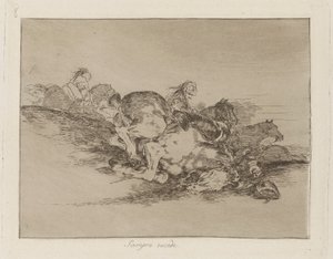それは常に起こります（それは常に起こります）、pl。 シリーズ「戦争の惨事」から 8 作： Francisco de Goya