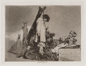 どちらでもない ([この場合] どちらでもない), プレート 36 from The Disasters of War 作： Francisco de Goya
