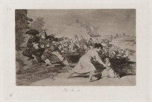 I Saw It、『戦争の惨事』のプレート 44 作： Francisco de Goya