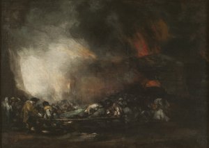 病院の火災、c。 1810年。