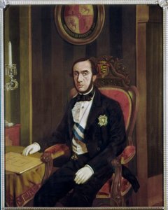 アントニオ・アルカラ・ガリアーノの肖像 作： Francisco Javier de Urrutia