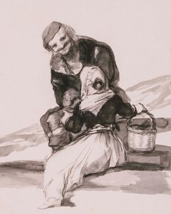 アドバイスに注意してください（カット） 作： Francisco de Goya