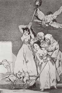 193-0082120 パブの「Los caprichos」のプレート 20 を摘み取りました。 1799年（エッチング） 作： Francisco Jose de Goya y Lucientes