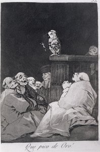 193-0082153 黄金のくちばし!、「ロス カプリチョス」のプレート 53 作： Francisco Jose de Goya y Lucientes