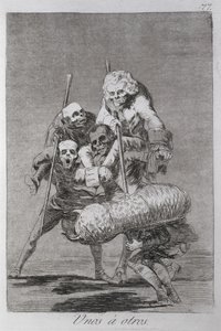 193-0082177 他人に何をするか、「Los caprichos」のプレート 77 作： Francisco Jose de Goya y Lucientes