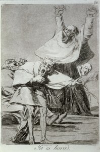 193-0082180 時間です、「ロス・カプリチョス」のプレート80 作： Francisco Jose de Goya y Lucientes