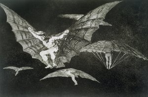 飛翔の道、「箴言」のプレート13 作： Francisco Jose de Goya y Lucientes