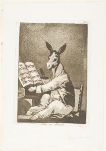 祖父もそうだった、『ロス・カプリチョス』のプレート 39 作： Francisco Jose de Goya y Lucientes