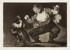 愚かなバカ（愚かなバカ） 作： Francisco Jose de Goya y Lucientes