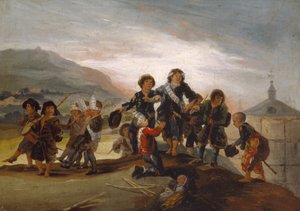 兵士と戯れる少年たち 1775-99年頃 油彩・カンヴァス 作： Francisco Jose de Goya y Lucientes