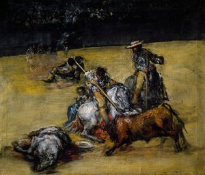 闘牛、1825年頃（キャンバスに油彩） 作： Francisco Jose de Goya y Lucientes