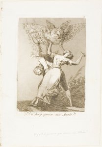 誰も私たちをほどいてくれないの？ 作： Francisco Jose de Goya y Lucientes