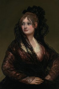 ドナイザベルデポルセル、exh。 1805年 作： Francisco de Goya