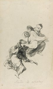 むち打ちの夢、1801-03 作： Francisco de Goya