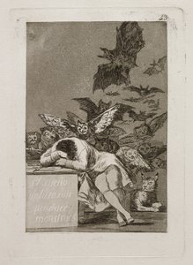 理性の夢がモンスターを生む 作： Francisco Jose de Goya y Lucientes