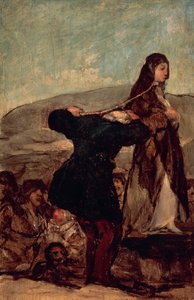 魔女の処刑 作： Francisco Jose de Goya y Lucientes