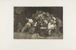 フォリー将軍、『箴言』のプレート 9 作： Francisco Jose de Goya y Lucientes