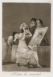 ロスカプリチョスのハスタラムエルタ、1799年公開（エッチング、磨かれたアクアチント、ドライポイント） 作： Francisco de Goya
