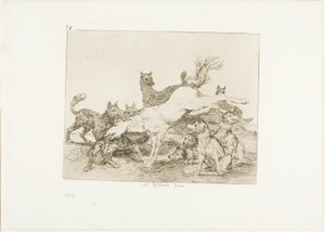 彼はよく身を守ります、プレート 78 from The Disasters of War 作： Francisco Jose de Goya y Lucientes