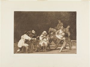 Los Proverbios のプレート 17 作： Francisco Jose de Goya y Lucientes
