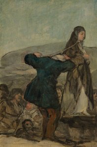 魔女の処刑 作： フランシスコ・ホセ・デ・ゴヤ・イ・ルシエンテス
