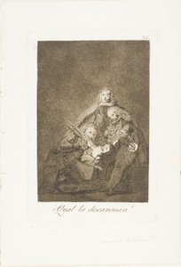 ロス カプリチョスのプレート 21 作： Francisco Jose de Goya y Lucientes