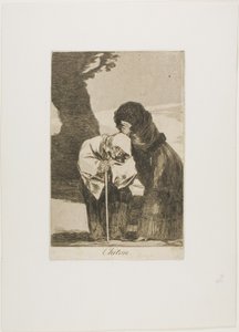 静けさ、ロス カプリチョスのプレート 28 作： Francisco Jose de Goya y Lucientes