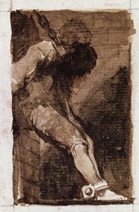 犯罪者だったらすぐに死んでしまう。(アクアチント、1810年頃) 作： Francisco de Goya