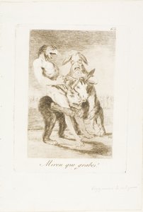 ロス・カプリチョスのプレート 63 作： Francisco Jose de Goya y Lucientes