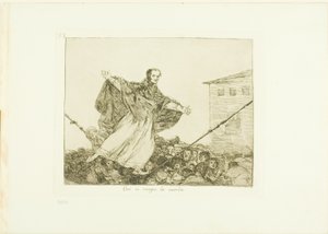 コードが切れますように、『戦争の災害』のプレート 77 作： Francisco Jose de Goya y Lucientes