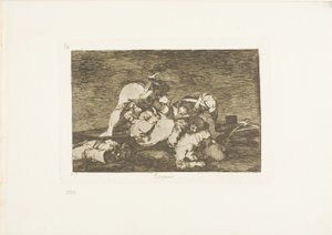 The Disaster of War のプレート 10 作： Francisco Jose de Goya y Lucientes