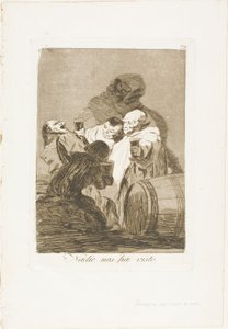 No One Has Seen Us、Los Caprichos のプレート 79 作： Francisco Jose de Goya y Lucientes