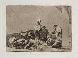 No hay que dar voces（泣き叫んでも無駄だ） 作： Francisco Jose de Goya y Lucientes