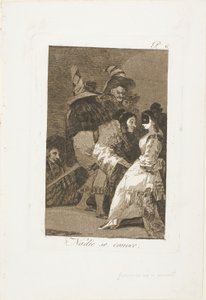誰も知らない、ロス カプリチョスのプレート 6 作： Francisco Jose de Goya y Lucientes