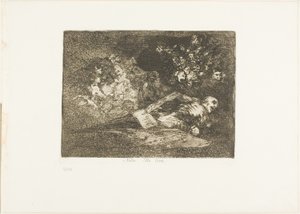 何もない。 The Event Will Tell、The Disasters of War のプレート 69 作： Francisco Jose de Goya y Lucientes