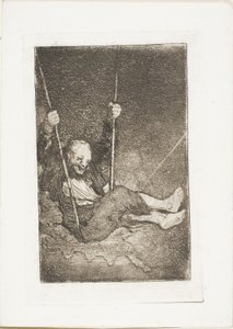 ブランコに乗る老人 作： Francisco Jose de Goya y Lucientes