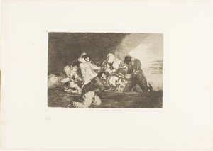 戦争の惨禍』より「人は見ることができない」第26曲 作： Francisco Jose de Goya y Lucientes