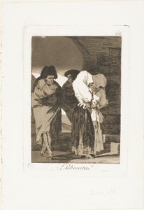 Poor Little Girls!、ロス カプリチョスのプレート 22 作： Francisco Jose de Goya y Lucientes