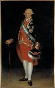 スペイン王カルロス4世の肖像（キャンバスに油彩） 作： Francisco de Goya
