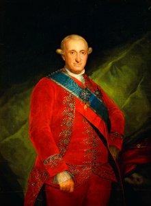 ブルボン家のシャルル4世の肖像（ポルティチ 作： Francisco Jose de Goya y Lucientes