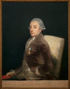 ドン・ベルナルド・デ・イリアルテ（1735-1814）の肖像。フランシスコ・デ・ゴヤ（1746-1828）による絵画、油彩・キャンバス 作： Francisco de Goya