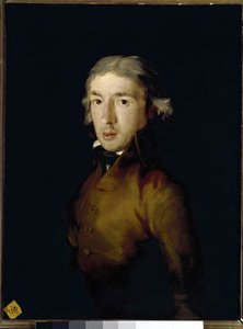 スペインの詩人・劇作家、レアンドロ・フェルナンデス・デ・モラティンの肖像。(油彩・キャンバス 作： Francisco de Goya