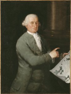建築家ヴェントゥーラ・ロドリゲス（1717-1785）の肖像、ゴヤ、フランシスコ、デ（1746-1828）作。油彩・キャンバス 作： Francisco de Goya