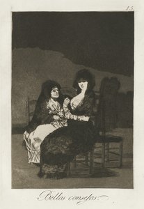 かなりの教え、1868 作： Francisco de Goya
